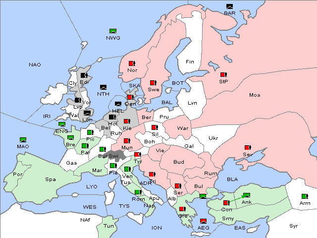 Map Fall 1911 Retreat