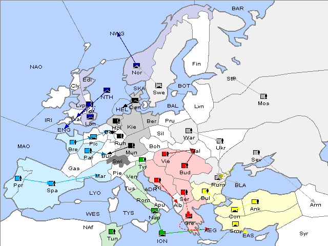 Map Spring 1902 Movement