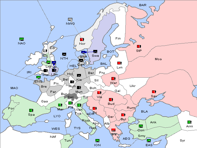 Map Spring 1908 Retreat