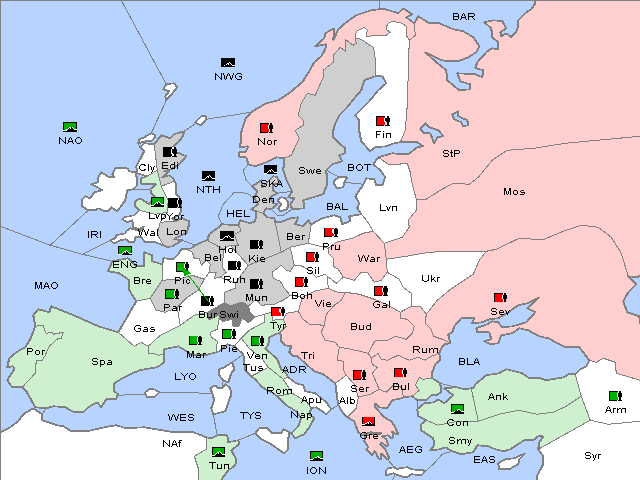Map Spring 1909 Retreat