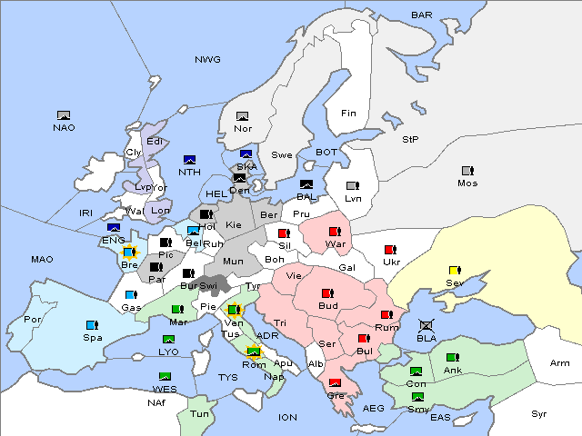 Map Winter 1904 Adjustment