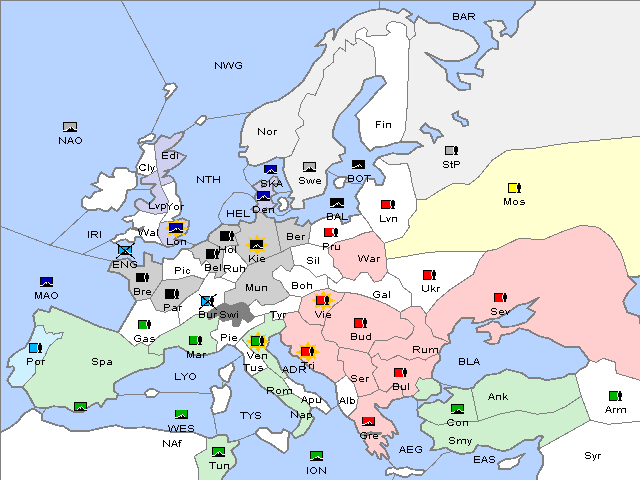 Map Winter 1905 Adjustment
