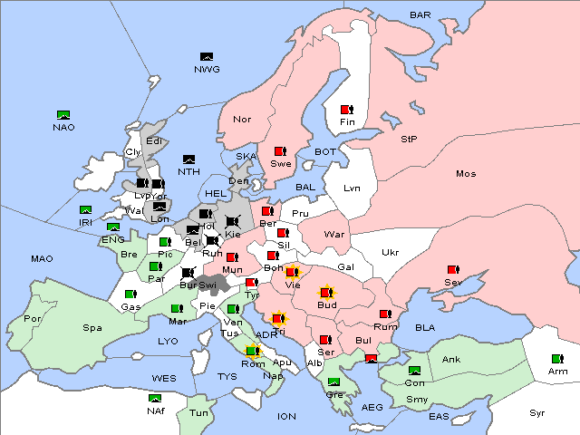 Map Winter 1909 Adjustment