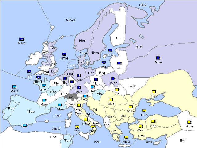 Map Spring 1910 Movement