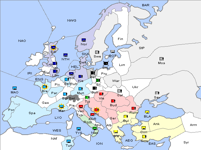 Map Winter 1903 Adjustment