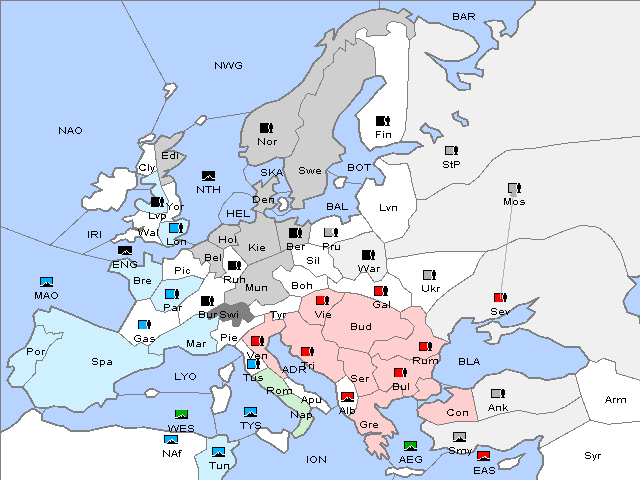 Map Spring 1907 Retreat