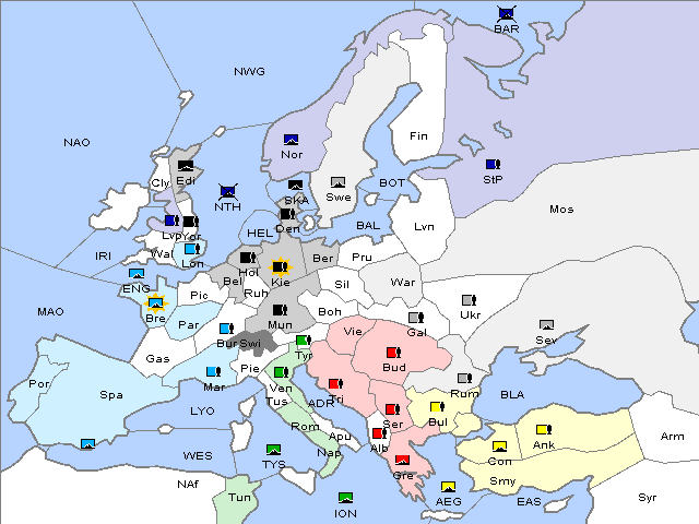 Map Winter 1903 Adjustment