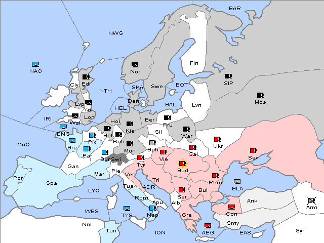 Map Winter 1909 Adjustment