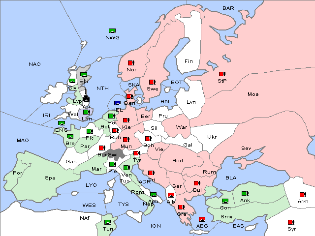 Map Fall 1912 Retreat