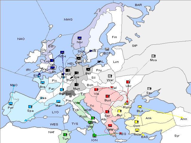 Map Spring 1902 Movement