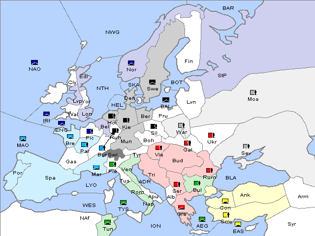 Map Spring 1903 Retreat