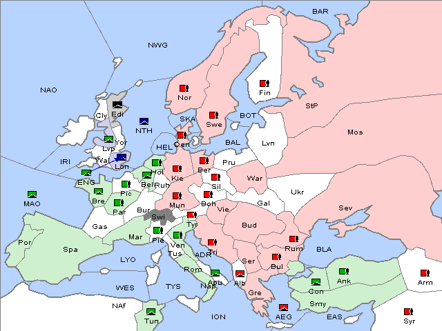 Map Spring 1911 Retreat