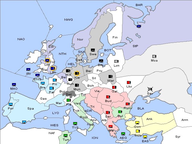 Map Winter 1903 Adjustment