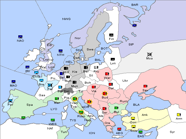 Map Winter 1904 Adjustment