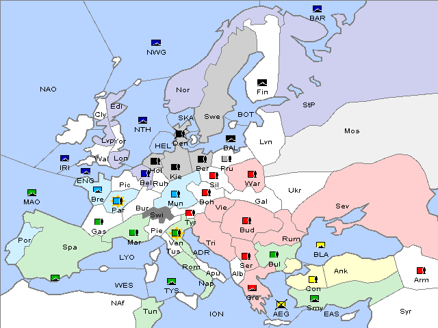 Map Winter 1905 Adjustment