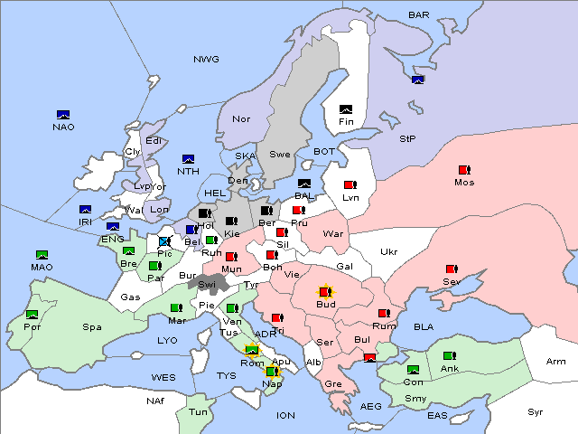 Map Winter 1907 Adjustment