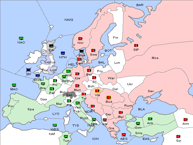 Map Winter 1910 Adjustment