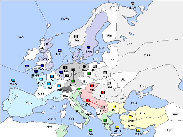 Map Spring 1905 Retreat
