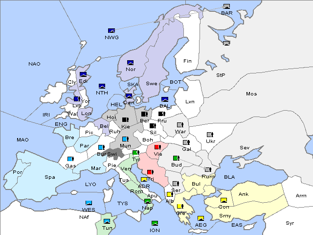 Map Spring 1907 Retreat