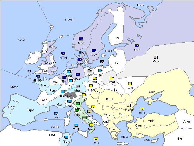 Map Spring 1911 Retreat