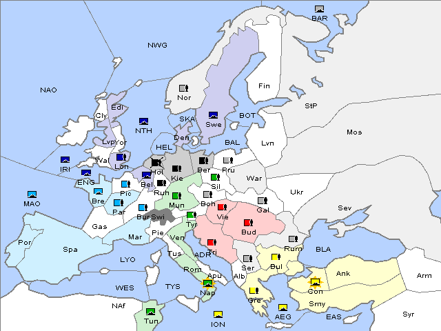 Map Winter 1905 Adjustment