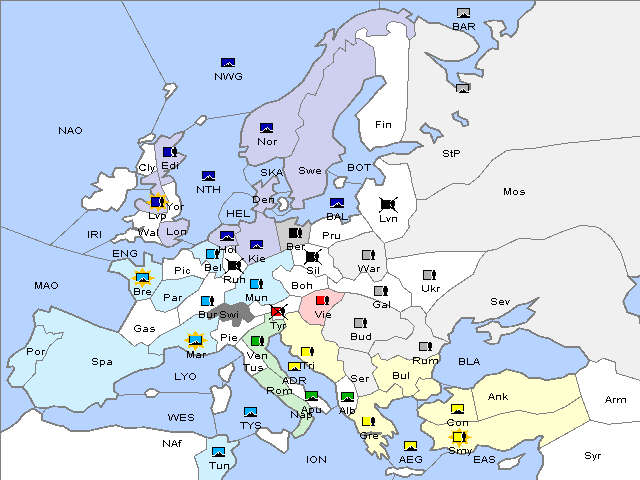 Map Winter 1907 Adjustment