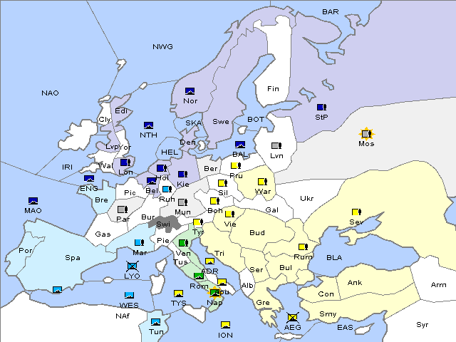 Map Winter 1912 Adjustment