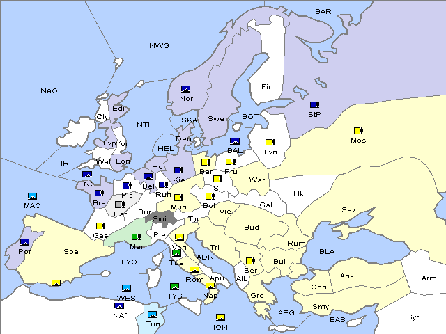 Map Winter 1914 Adjustment