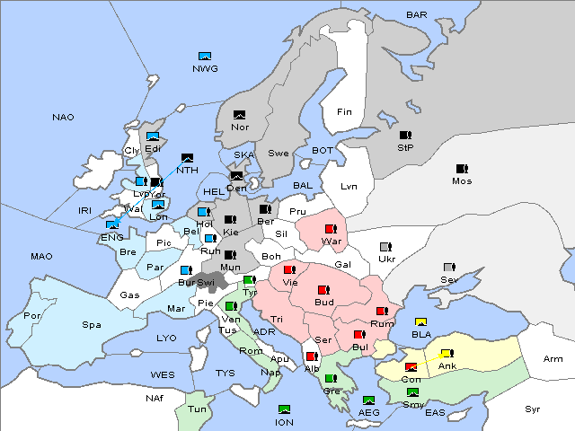 Map Spring 1907 Retreat