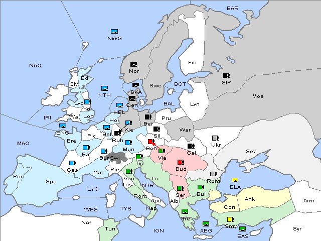 Map Spring 1909 Retreat