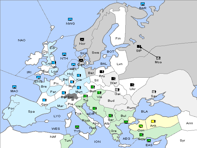 Map Spring 1910 Retreat