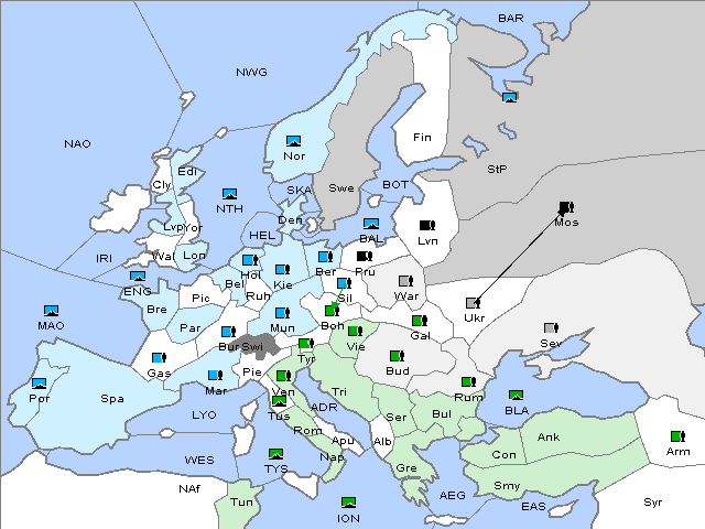 Map Spring 1911 Retreat