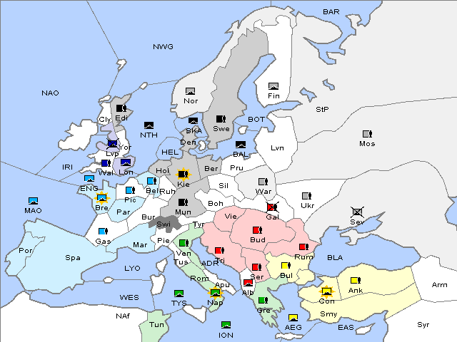 Map Winter 1903 Adjustment