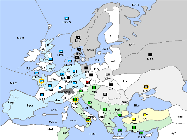Map Winter 1909 Adjustment