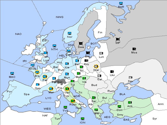 Map Winter 1910 Adjustment