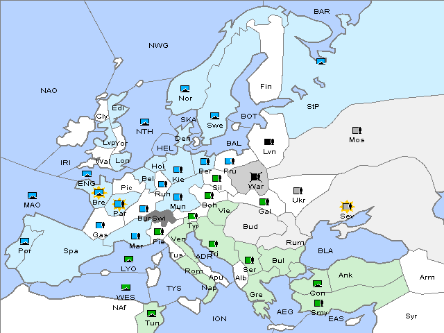 Map Winter 1911 Adjustment