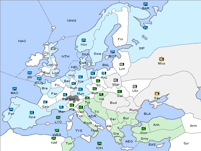 Map Winter 1912 Adjustment