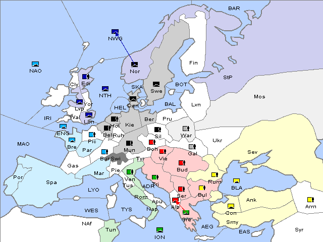 Map Fall 1904 Retreat