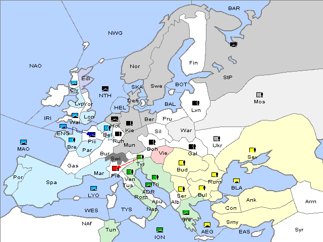Map Spring 1906 Retreat
