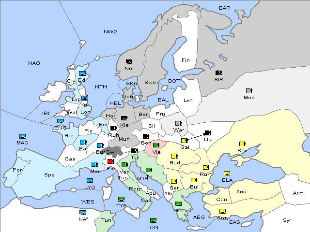 Map Spring 1907 Retreat