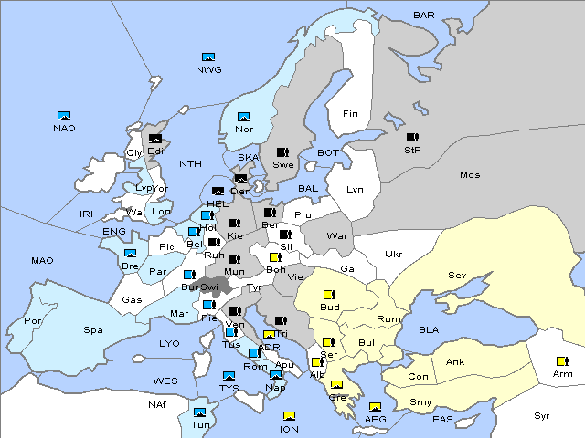 Map Spring 1911 Movement