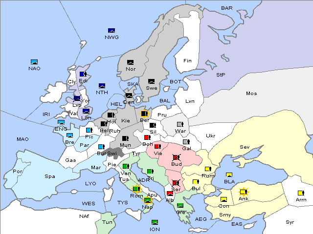Map Winter 1904 Adjustment