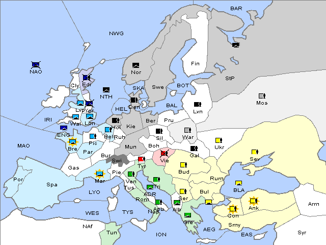 Map Winter 1905 Adjustment