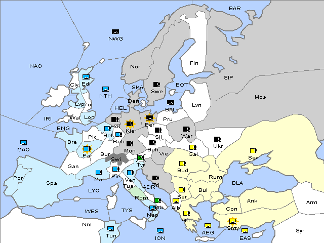 Map Winter 1909 Adjustment