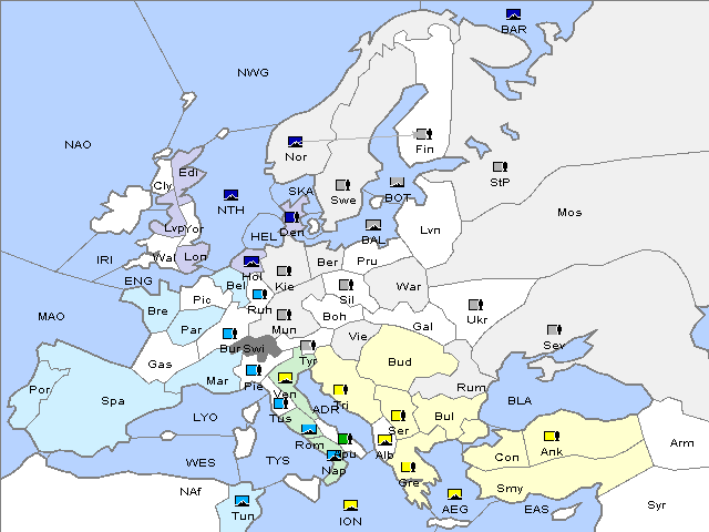 Map Fall 1907 Retreat