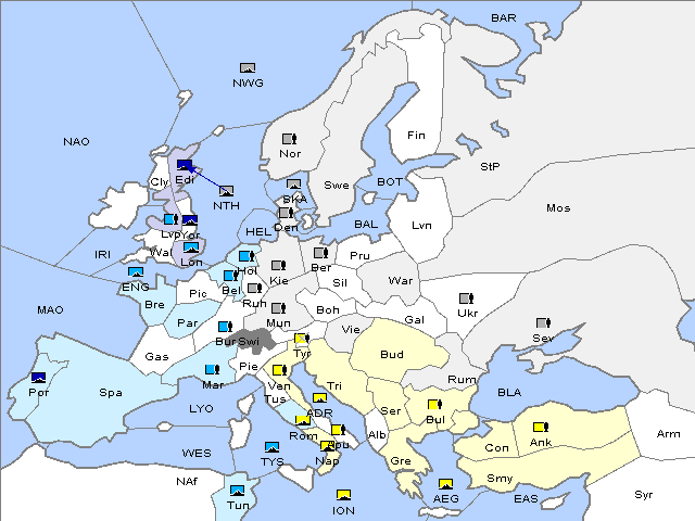 Map Fall 1909 Retreat