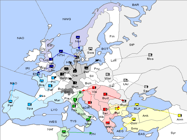 Map Spring 1902 Movement