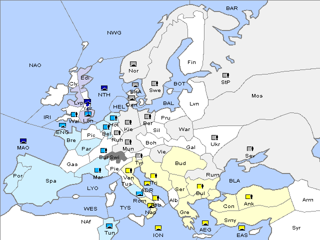 Map Spring 1909 Retreat