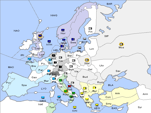 Map Winter 1904 Adjustment