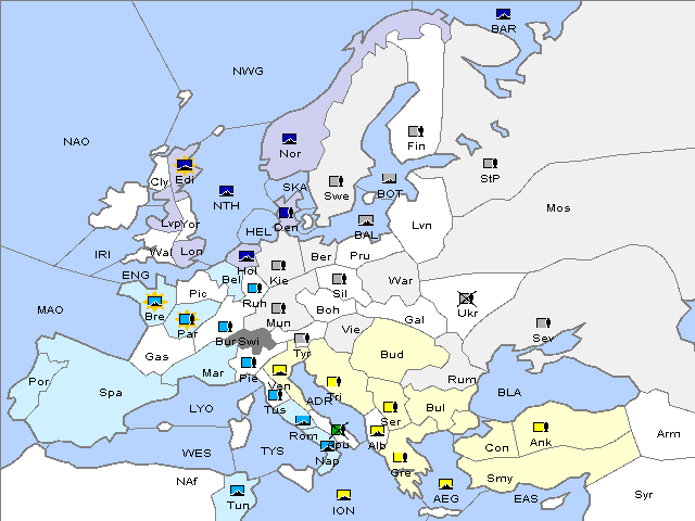 Map Winter 1907 Adjustment